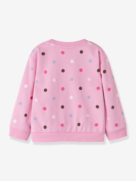 Sweat-shirt fille à imprimé all-over name it écru+rose bonbon+rose clair 5 - vertbaudet enfant 
