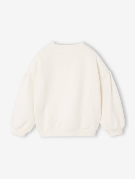 Sweat de Noël enfant fille écru 3 - vertbaudet enfant 