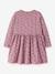 Robe manches longues à cœurs pailletés fille name it bois de rose+mauve 5 - vertbaudet enfant 