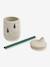 Gobelet en silicone avec paille Ellis - beige+écru+rose pâle+vert sapin 10 - vertbaudet enfant 
