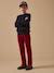 Pantalon chino garçon en velours Cerise+Chocolat+Orage+Vert foret 4 - vertbaudet enfant 
