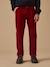 Pantalon chino garçon en velours Cerise+Chocolat+Orage+Vert foret 1 - vertbaudet enfant 