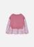 Pull fille combiné imprimé fleurs Rose 3 - vertbaudet enfant 