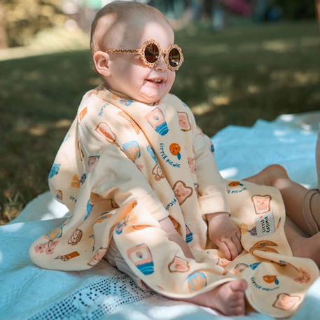 Bavoir boo évolutif 6 mois - 4 ans picnic club Jaune 2 - vertbaudet enfant 