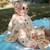 Bavoir boo évolutif 6 mois - 4 ans picnic club Jaune 2 - vertbaudet enfant 