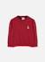 Pull garçon avec broderie chien Rouge 2 - vertbaudet enfant 