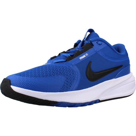 Basket garçon star runner 5 gs Blanc+Blanc vert+Bleu noir+Bleu vert+Noir 16 - vertbaudet enfant 