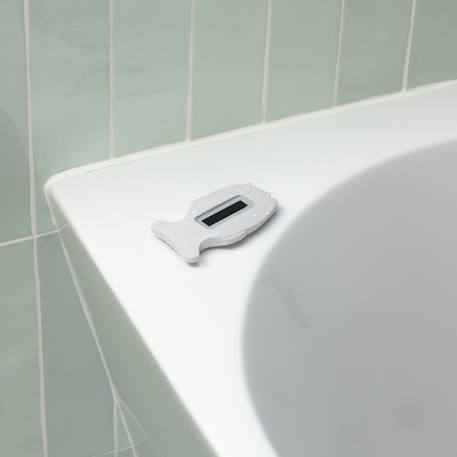 Thermomètre de bain Émeraude+Fleur bleue+Gris charme+Rose poudré 15 - vertbaudet enfant 