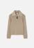 Pull fille avec col à revers et clous Jaune 2 - vertbaudet enfant 