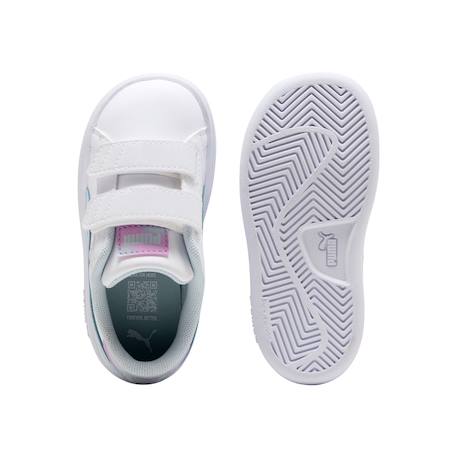 Baskets basses à scratch fille Blanc aqua 6 - vertbaudet enfant 