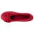 Chaussons ballerines microvelours semelle ergonomique, mousse à mémoire forme Noir+Rayures canard+Rouge 15 - vertbaudet enfant 