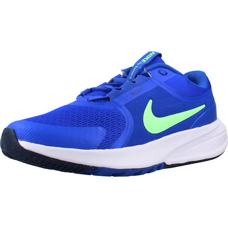 Basket garçon star runner 5 gs Blanc+Blanc vert+Bleu noir+Bleu vert+Noir 22 - vertbaudet enfant 