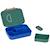 Boîte à goûter-lunch box inox little gang arc-en-ciel vert, bleu+Violet, argenté 3 - vertbaudet enfant 
