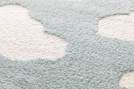 Tapis enfant avec effet relief nuages Beige sable+Bleu naturel 12 - vertbaudet enfant 
