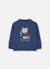 Pull garçon imprimé raton laveur skater Bleu 4 - vertbaudet enfant 