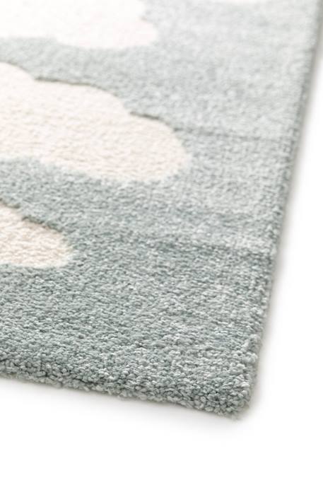 Tapis enfant avec effet relief nuages Beige sable+Bleu naturel 11 - vertbaudet enfant 