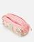 Trousse fille 2 compartiments 21 cm rip curl tropical floral Blanc / rose / clair 5 - vertbaudet enfant 