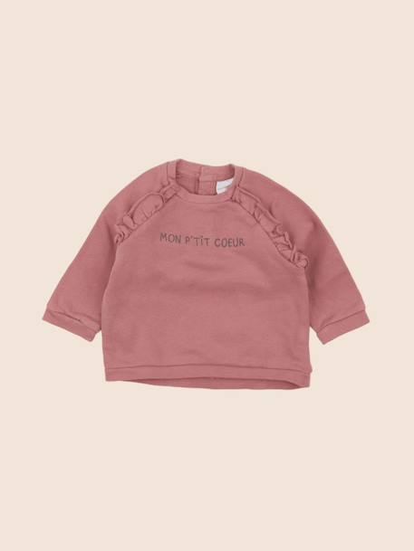 Sweat - 6 mois Rose 1 - vertbaudet enfant 