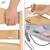 Chaise Haute Évolutive Kinderkraft ENOCK + CALMEE avec Transat Bébé, Assise Réglable, Design Scandinave et Bois de Hêtre Gris 5 - vertbaudet enfant 