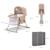 Lit Bébé LOVI 3 en 1 avec Fonction Berceau, Lit de Voyage, Moustiquaire Intégrée et Pliage Compact Beige+Grey 6 - vertbaudet enfant 