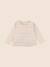 Tee-shirt - 12 mois Beige, rose 1 - vertbaudet enfant 
