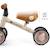 Draisienne Kinderkraft CUTIE FLASH à 4 Roues avec Lumières RGB, Selle Réglable, Roulements ABEC-7 et Cadre Acier Beige+Bleu+Rose+Vert 4 - vertbaudet enfant 