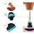 Trottinette RAKET Tricycle Pliable avec Roues LED RGB, Guidon Réglable et Frein à Pied Beige+Bleu+Noir+Rosa 4 - vertbaudet enfant 