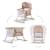 Lit Bébé LOVI 3 en 1 avec Fonction Berceau, Lit de Voyage, Moustiquaire Intégrée et Pliage Compact Beige+Grey 2 - vertbaudet enfant 