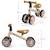 Draisienne Kinderkraft CUTIE FLASH à 4 Roues avec Lumières RGB, Selle Réglable, Roulements ABEC-7 et Cadre Acier Beige+Bleu+Rose+Vert 6 - vertbaudet enfant 