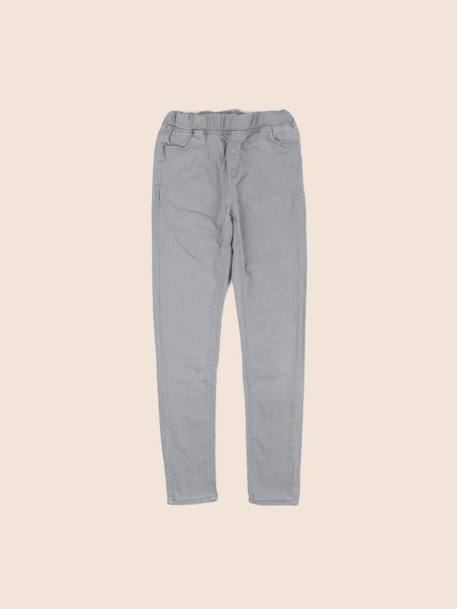 Jegging - 12 ans Gris 1 - vertbaudet enfant 