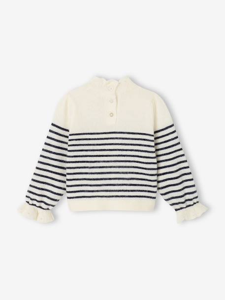 Pull bébé fille manches longues écru 3 - vertbaudet enfant 