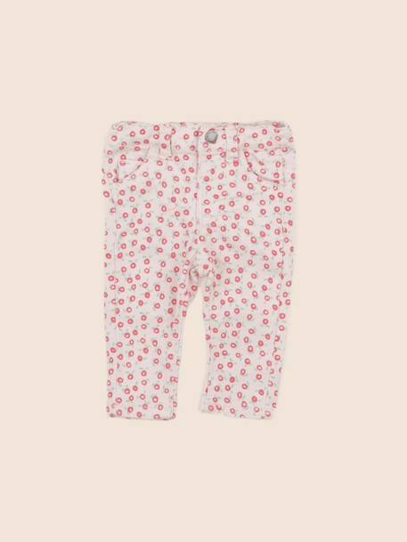 Pantalon - 3 mois Rose, rouge 1 - vertbaudet enfant 