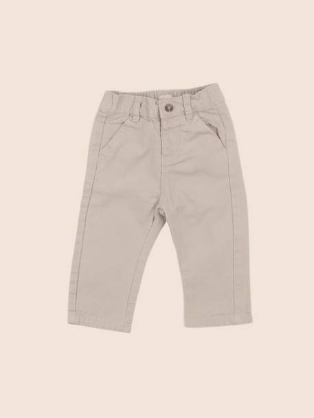 Jean - 9 mois Beige 1 - vertbaudet enfant 