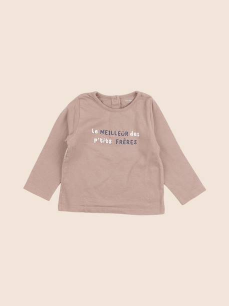 Tee-shirt - 12 mois Marron 1 - vertbaudet enfant 