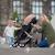 Poussette 4 en 1 Kinderkraft MOOV 2 AIR avec Siège 2 en 1 Transformable, Roues Gonflables et Travel System Beige+Gris+Noir 9 - vertbaudet enfant 
