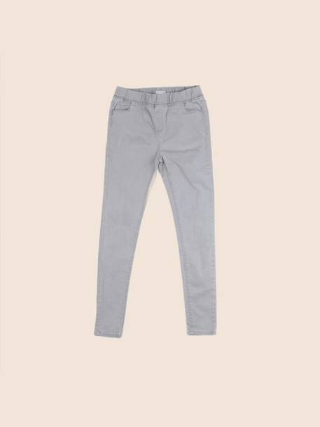 Jegging - 12 ans Gris 1 - vertbaudet enfant 