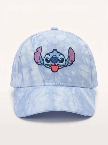 Casquette stitch enfant réglable brodée 4 - 10 ans Bleu turquoise 3 - vertbaudet enfant 