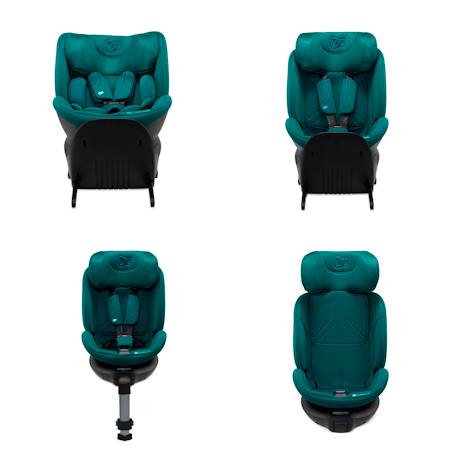 Siège Auto Kinderkraft XRIDER 2 i-Size avec Rotation 360°, ISOFIX, SPS+, H-GUARD+, EASY GROW et Jambe de Force Vert 2 - vertbaudet enfant 
