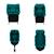 Siège Auto Kinderkraft XRIDER 2 i-Size avec Rotation 360°, ISOFIX, SPS+, H-GUARD+, EASY GROW et Jambe de Force Vert 2 - vertbaudet enfant 