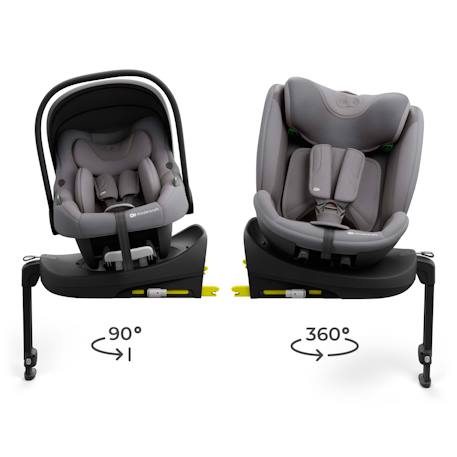 Système Modulaire Siège Auto ENDURA SAFE 3 en 1 avec Base Pivotante ISOFIX, i-Size 40-150 cm et Rotation 360° Beige+Gris+Noir 9 - vertbaudet enfant 