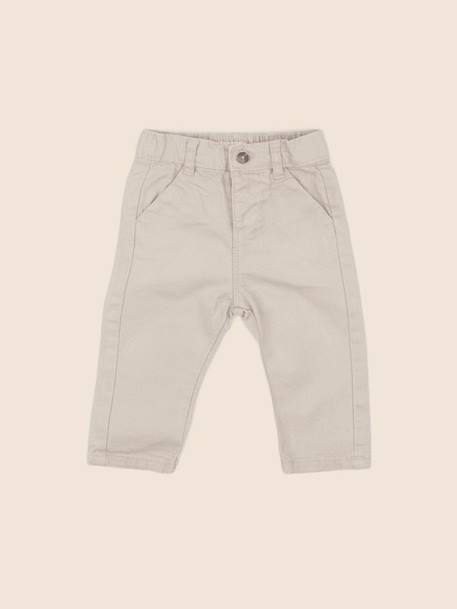 Jean - 9 mois Beige 1 - vertbaudet enfant 
