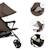 Poussette Parapluie TIK Légère 6,5 kg avec Position Allongée, Roues EVA Amorties et Pliage Compact Beige+Green+Grey+Marron 22 - vertbaudet enfant 