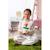 Peluche - peluche fleur tulipe rose avec pot crème – mimi flowers – 24 cm Beige 6 - vertbaudet enfant 