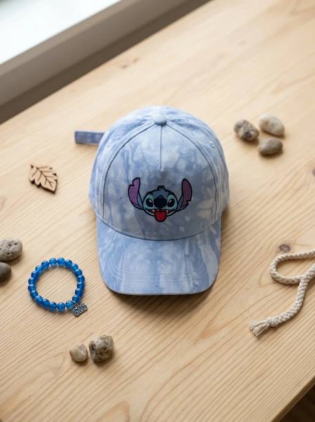 Casquette stitch enfant réglable brodée 4 - 10 ans Bleu turquoise 1 - vertbaudet enfant 