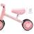 Draisienne Kinderkraft CUTIE FLASH à 4 Roues avec Lumières RGB, Selle Réglable, Roulements ABEC-7 et Cadre Acier Beige+Bleu+Rose+Vert 17 - vertbaudet enfant 