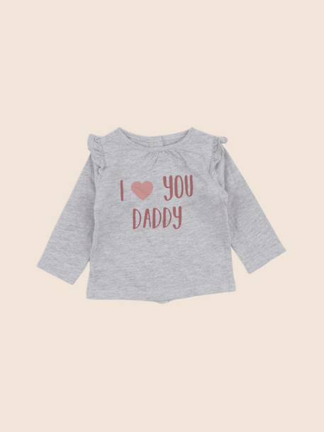 Tee-shirt - 3 mois Gris 1 - vertbaudet enfant 