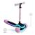 Trottinette RAKET Tricycle Pliable avec Roues LED RGB, Guidon Réglable et Frein à Pied Beige+Bleu+Noir+Rosa 22 - vertbaudet enfant 