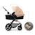 Poussette MOOV 2 3 en 1 avec Siège 2 en 1 Transformable, MINK PRO i-Size, Travel System et Roues Increvables Beige+Gris+Noir 4 - vertbaudet enfant 