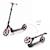 Trottinette Pliable Kinderkraft FREELY avec Guidon Réglable, Roues PU 20 cm, Roulements ABEC-7 et Suspension Avant Beige+Noir+Rose 14 - vertbaudet enfant 