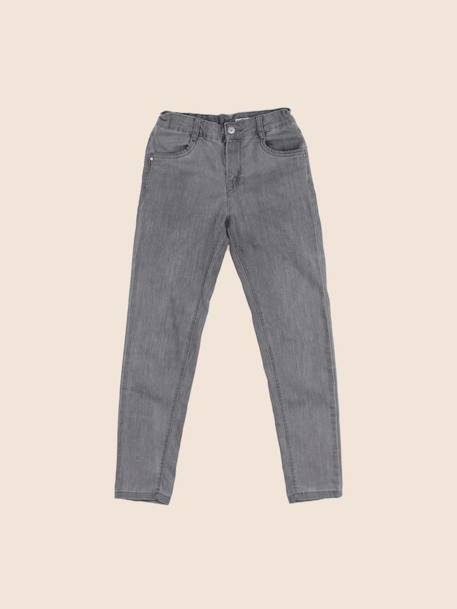 Jean - 10 ans Gris 1 - vertbaudet enfant 